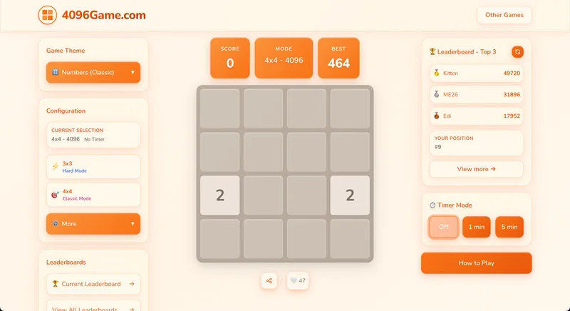 4096 Game
